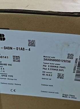 变频器ACS380-040N-01A8-4 3AXD5
