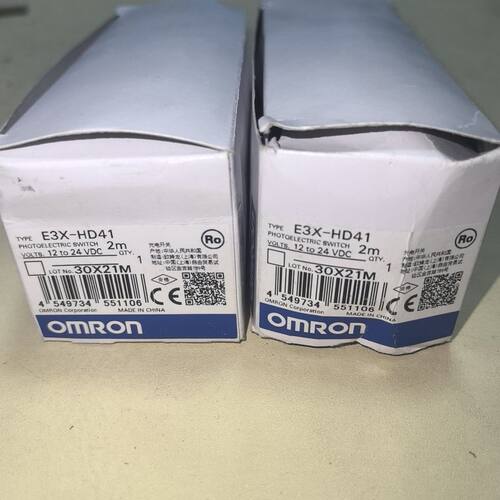 龙光电开关E3X-HD41  箱说齐全 盒码