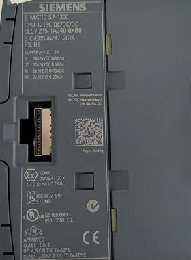 6ES7215-1AG40-0XB0 实物图 95新