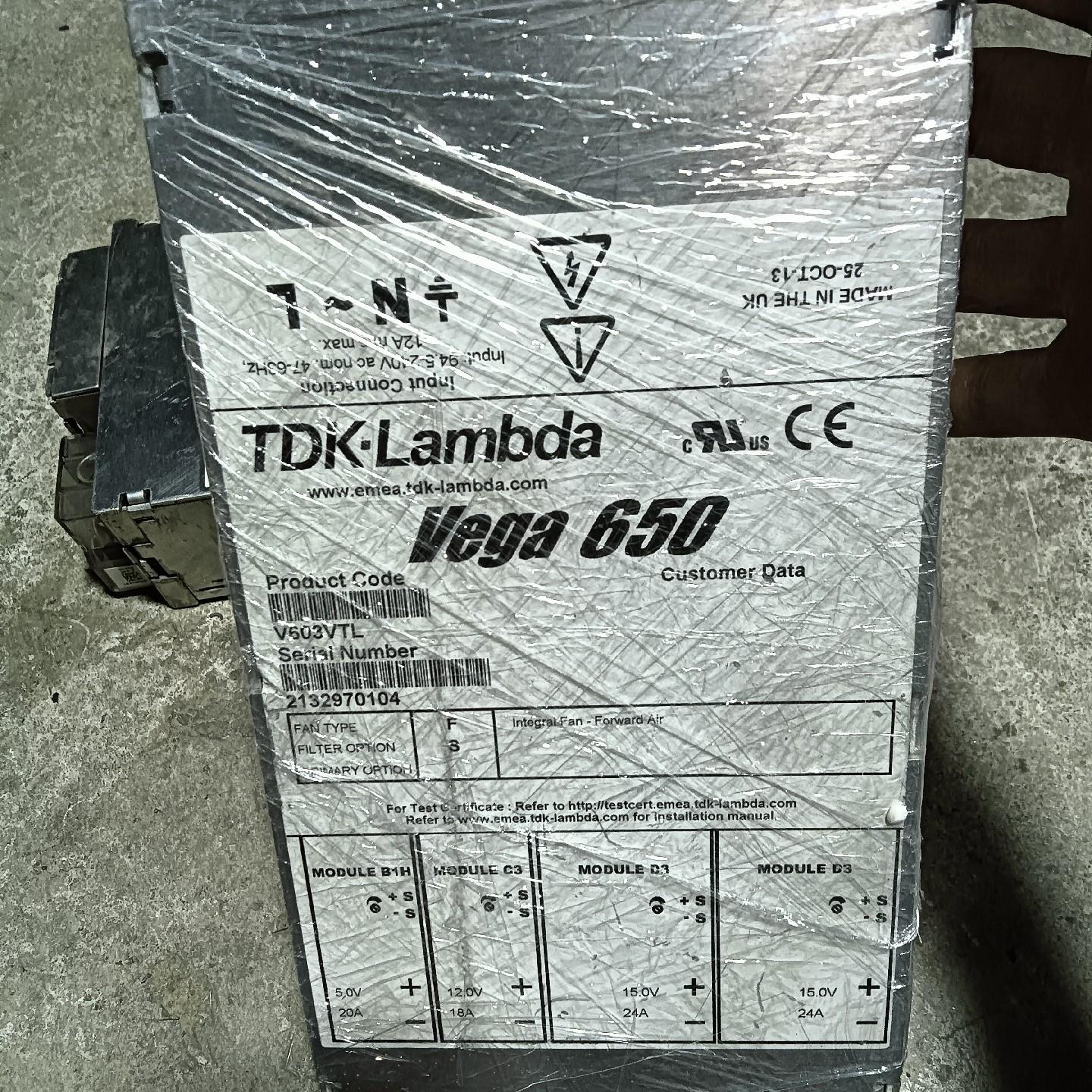 兰达TDK-Lambda  Vega  650  V603V