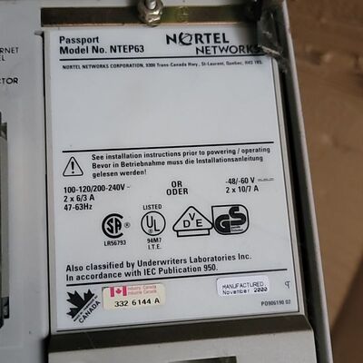 Nortel Networks经典产品 型号NTEP63 出