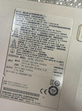 安川伺服驱动器SGPMS-2R5AP0A 450W功率 拆机