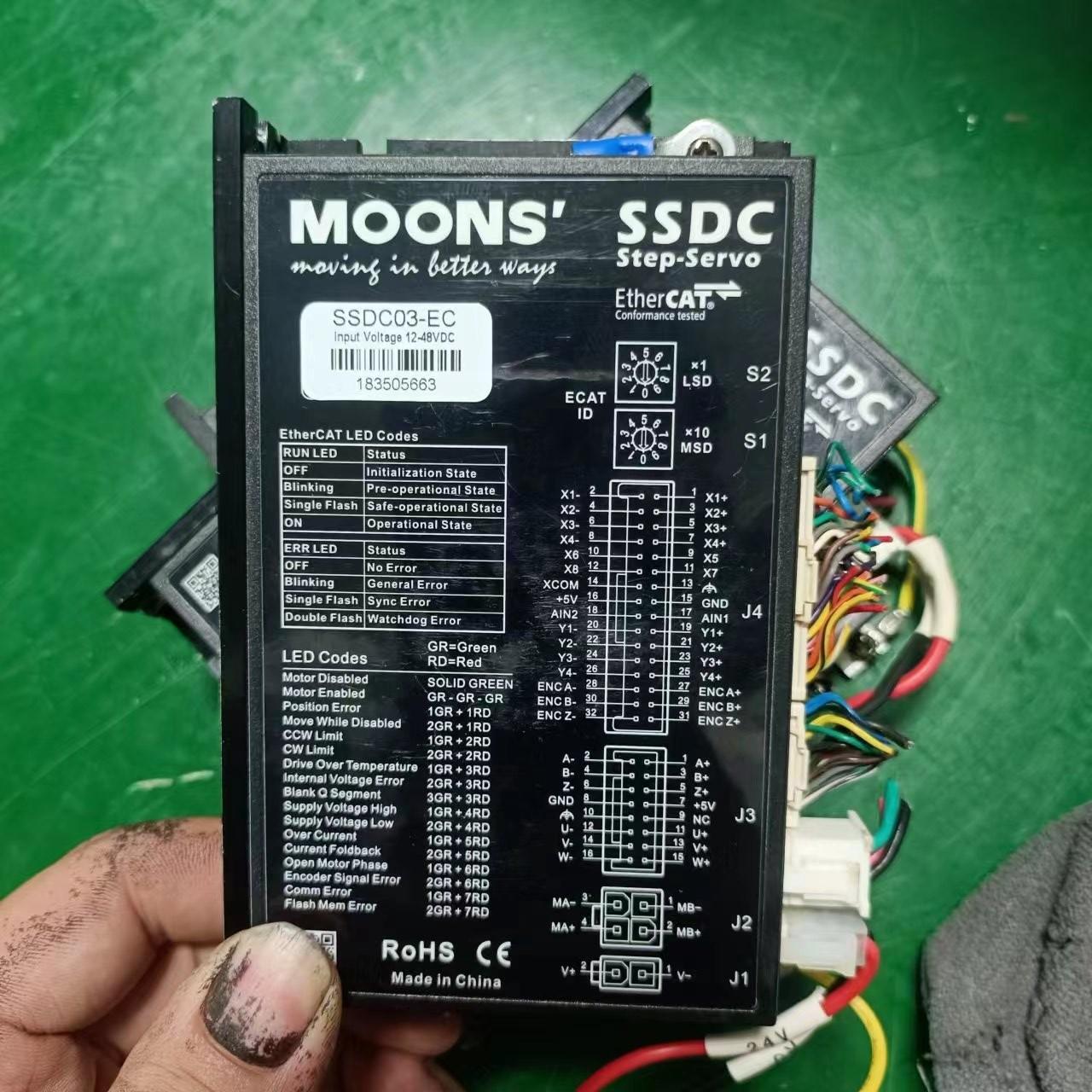 拆机 MOONS鸣志驱动器SSDC03-EC SSDC0
