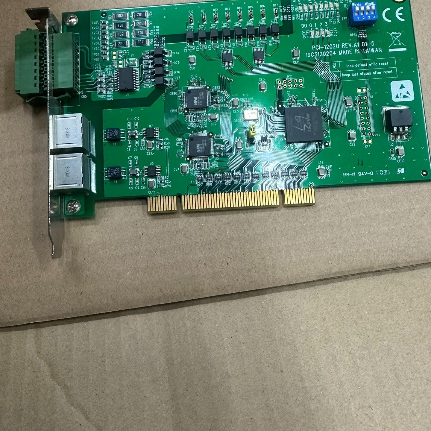 研华PCI-1202U REV.A1 01-5运动控制卡成色