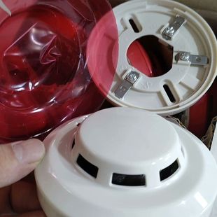 松江老款烟感 ()松江拨码烟感光电感烟火灾探测器 上海松
