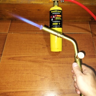 曼普气mapp丙烷耐用高密度火焰枪细火全铜无氧焊枪头喷枪家用小型