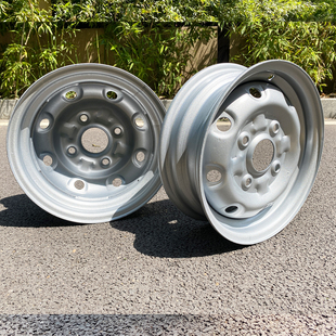 老年代步车三轮车轮毂四轮电动新能源轮毂钢圈145 70R12铁圈155