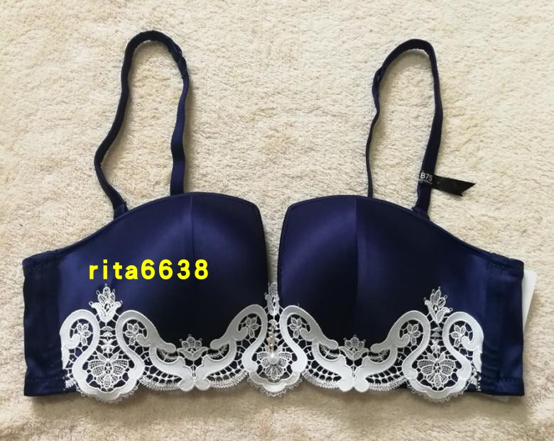 专柜正品 伊丝艾拉8808无钢圈中厚杯性感聚拢上托文胸四角杯内衣