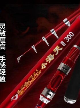 GW光威鱼竿海竿小海天碳素海竿抛竿海杆远投竿钓鱼竿超硬调竿地插