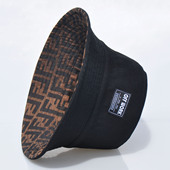 OFFWORK渔夫帽男女通用经典 老花字母双面戴盆帽街头潮牌帽子 时尚