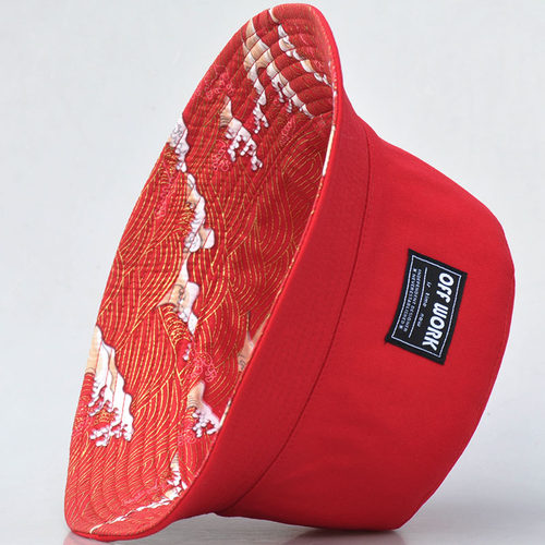 透气金色双面戴海边出游防晒帽子