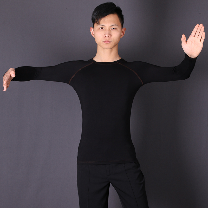 广场舞摩登舞上衣长袖拉丁舞