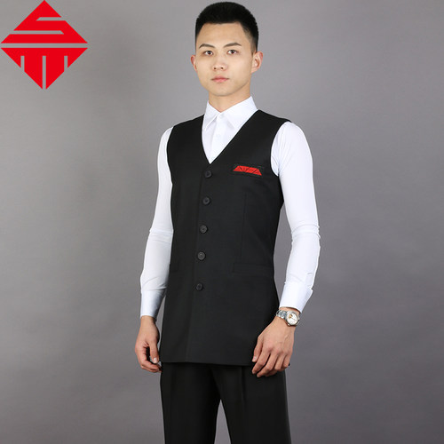 三木但是摩登舞服长款马甲比赛服