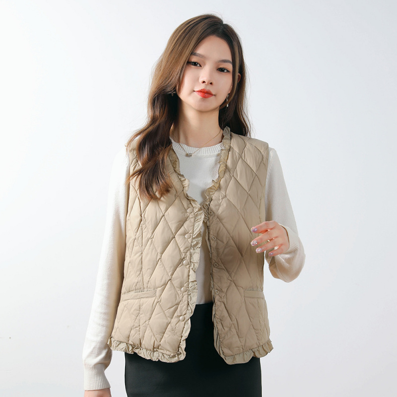 TW寒冬思羽新款女式90绒轻薄羽绒