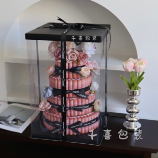 母亲节有钱花蛋糕花diy材料包肥牛卷生日蛋糕现金花束圆形鲜花泥