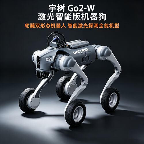 宇树机器狗 GO2-W 轮腿双形态语音控制园区安防巡逻设备ROS2 开源