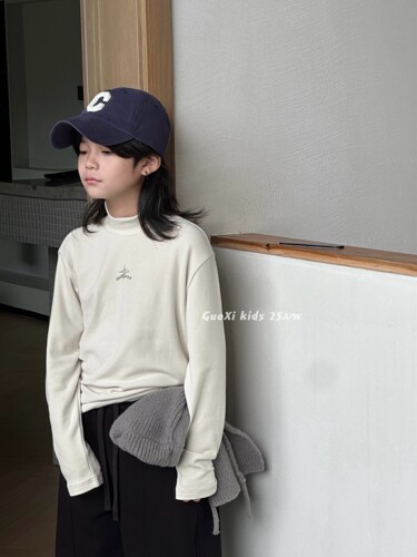 果皙男童德绒打底衫儿童上衣保暖