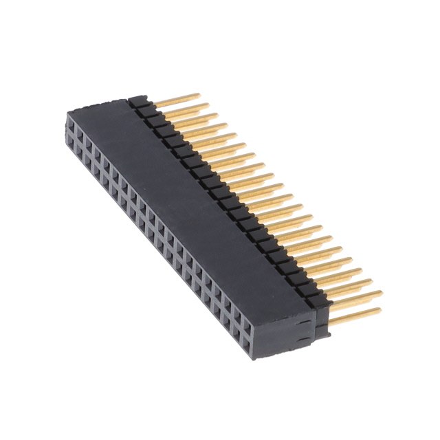 samtec申泰ESQ-120-38-G-D镀金连接器2排40Pin2.54mm间距插座