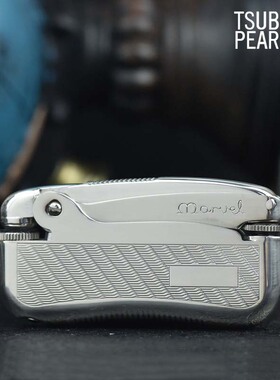 日本进口明珠TSUBOTA PEARL 煤油打火机个性创意复古超薄商务烟具