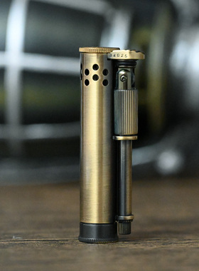 日本WIN胜利原装复古煤油打火机经典复古限量青古铜色收藏品烟具