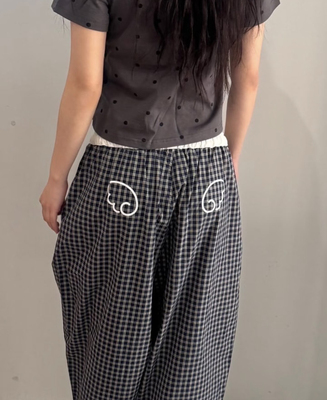 韩国直邮～aeae～小翅膀休闲裤～腰35臀39长101.5～