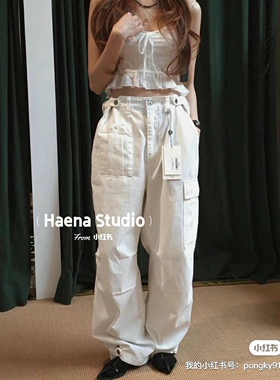 韩国直邮～the barnnet八奶热门款工装裤～长100腰34-38屁54