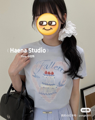 韩国直邮～fallett～蛋糕～半袖体恤～