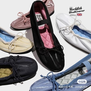 韩国直邮rockfish玛丽珍平底女单鞋建议拍大一码  蓝色粉色定