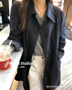 77～4月中发 风衣～长92胸56袖 韩国直邮～八奶the barnnet～24新款