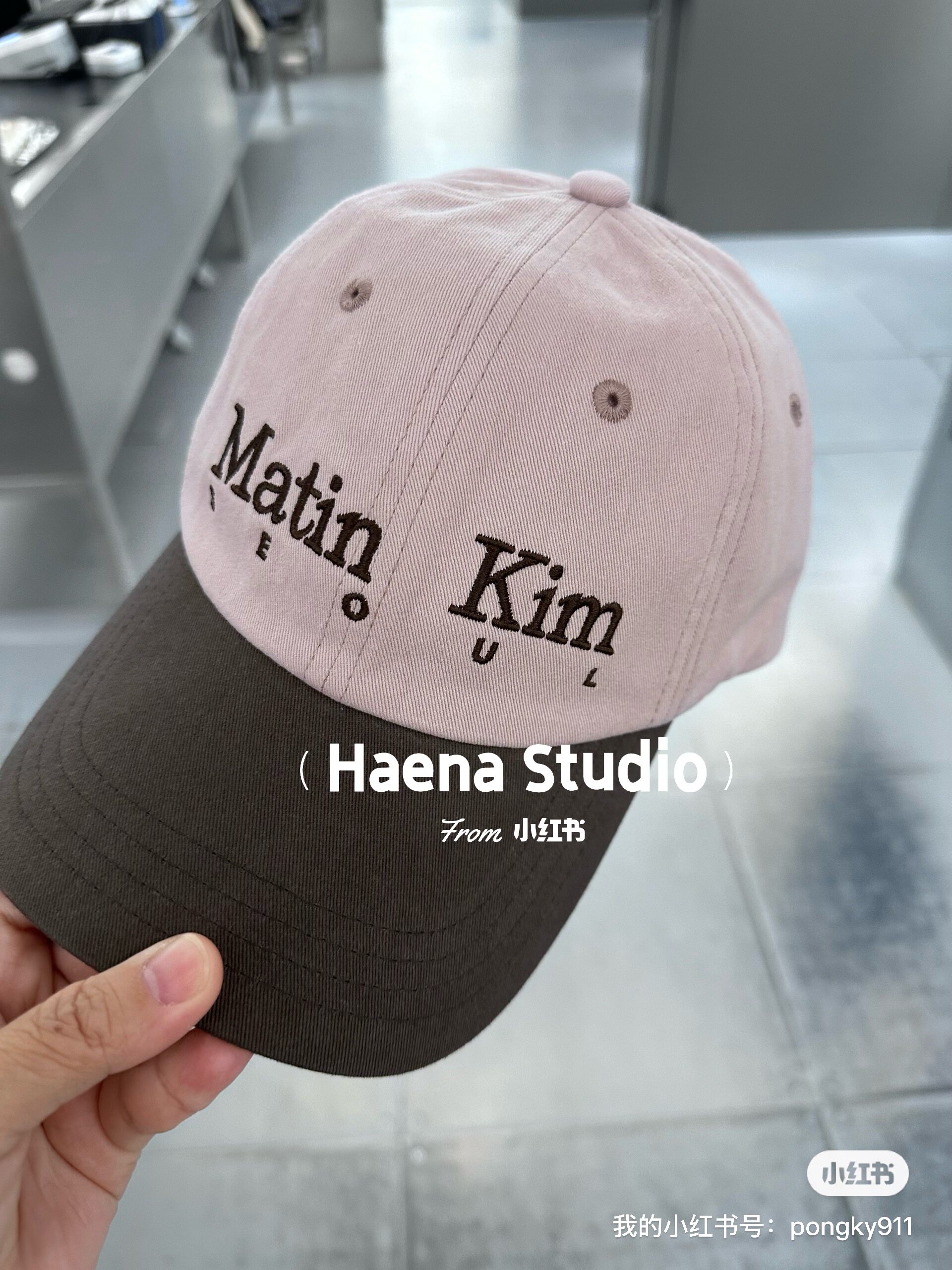 韩国直邮～matin kim～首尔半半～帽子～围58帽檐7.5深17～