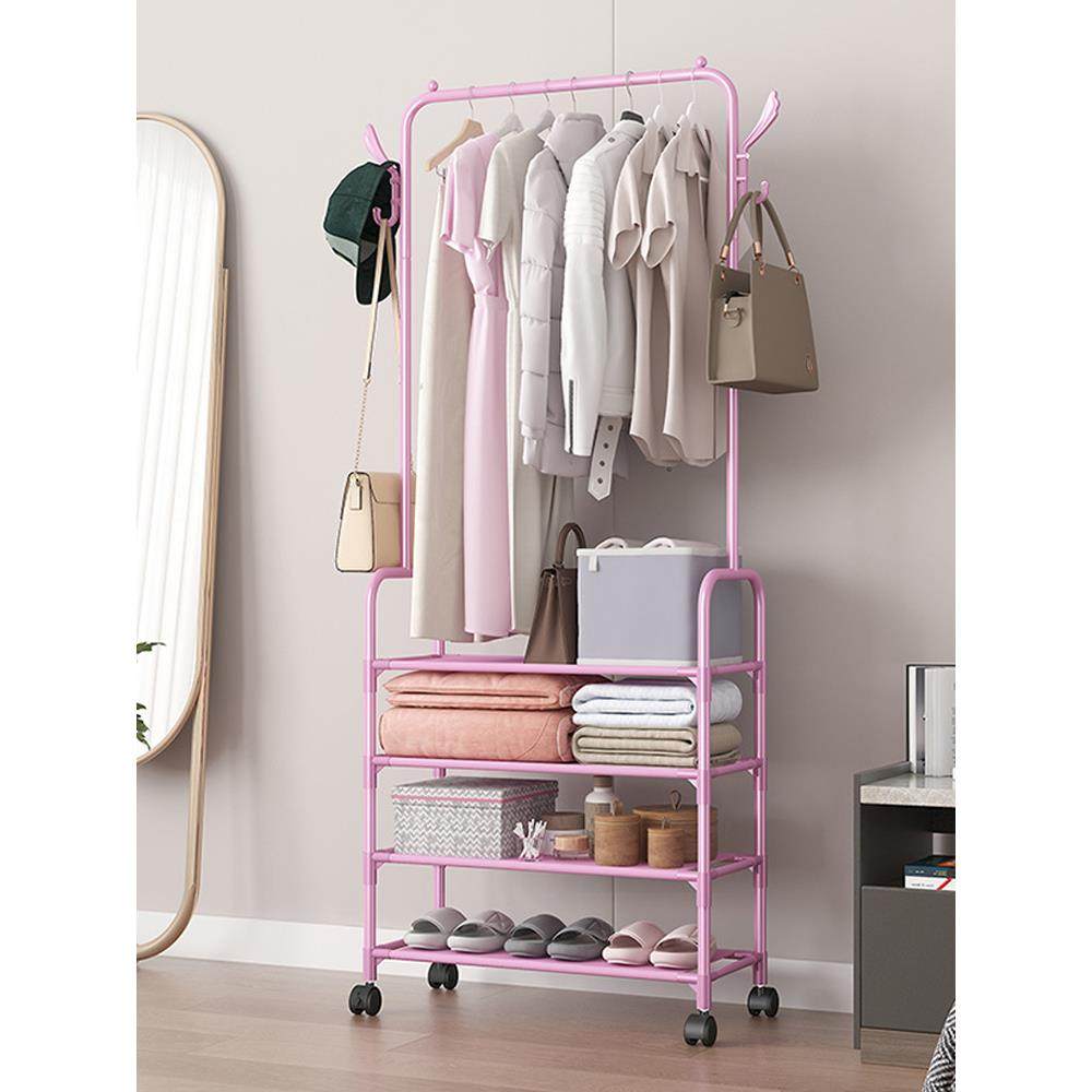 多功能鞋帽架多层组合收纳鞋架衣帽架挂衣服架卧室门厅置物架