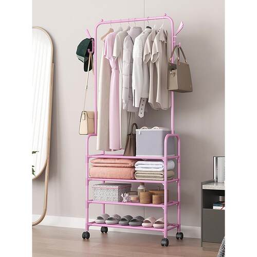 多功能鞋帽架多层组合收纳鞋架衣帽架挂衣服架卧室门厅置物架