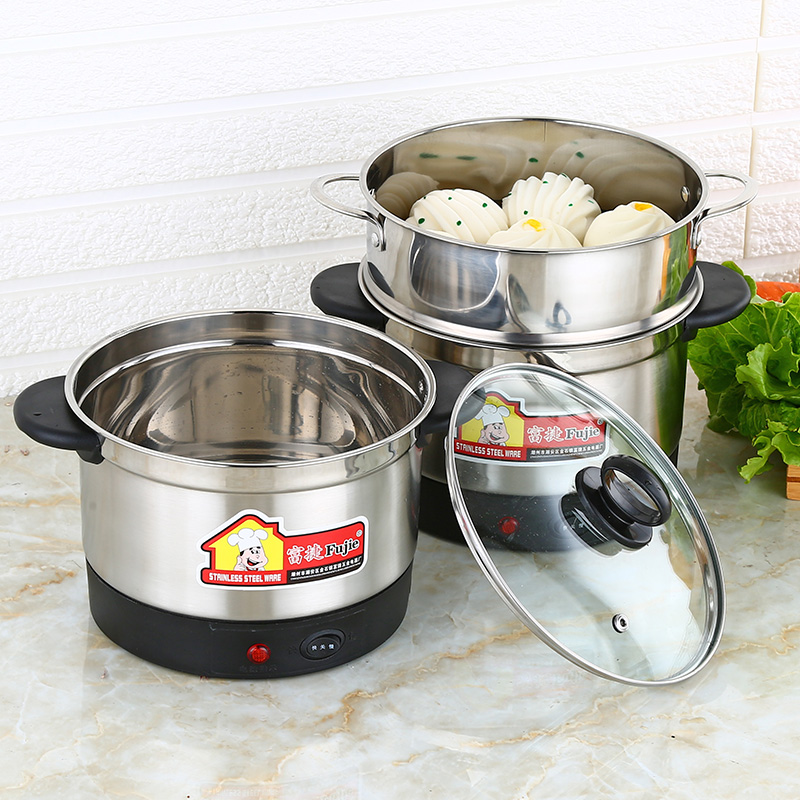 不锈钢多功能电煮锅迷你学生宿舍小电锅子电热杯煮面锅小功率火锅在类目 厨房电器, 电锅煲类, 电热/火锅中 - 来自Buy2taobao.com提供专业的淘宝代购服务