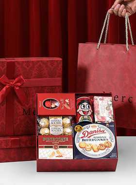 欧式喜糖礼盒含糖成品伴手礼高端公司伴娘女结婚可放烟订婚回礼品