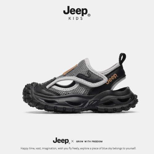 jeep儿童运动凉鞋舒适透气轻便