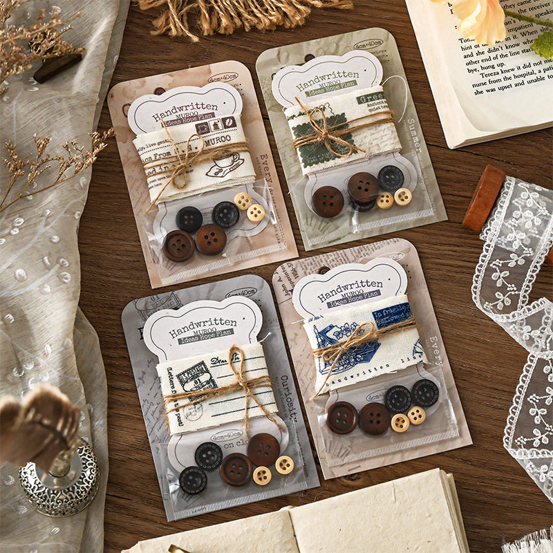 素布手札素材包复古董文艺植物咖啡简约欧式剪影线条拼贴DIY装饰