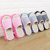 儿童懒人擦地拖鞋 夏季 可拆洗懒人拖家居地板清洁拖鞋 拖地拖鞋 套 款