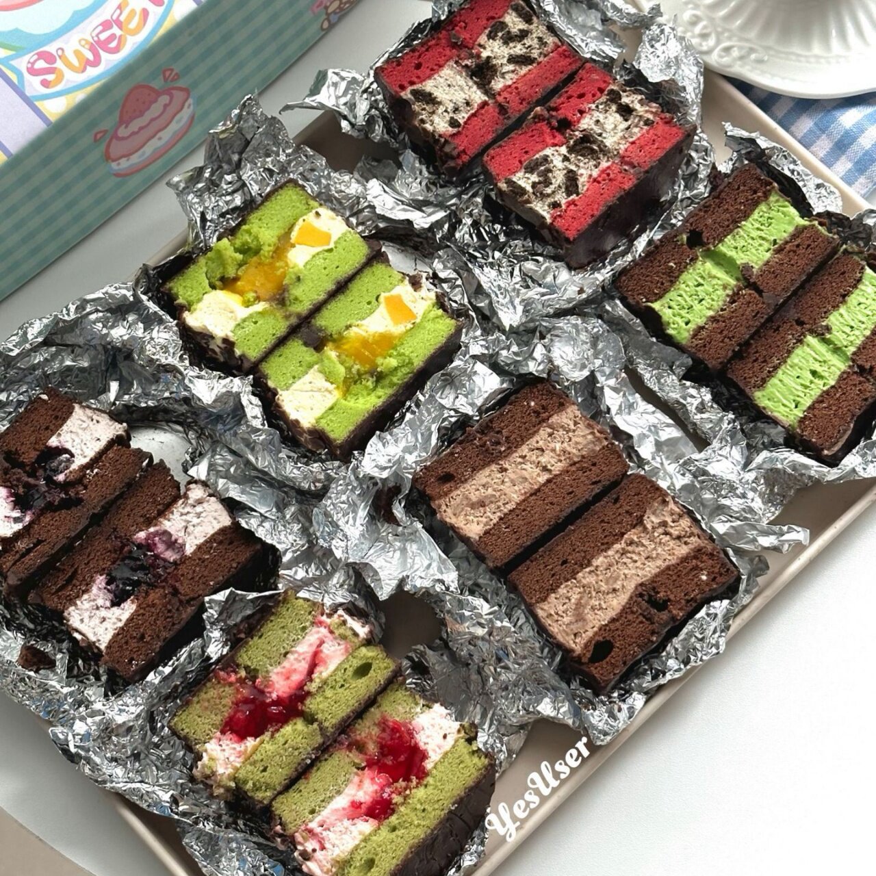 【超好吃】网红甜品脆脆梦龙派蛋糕夹心乳酪大颗果肉定制礼盒六枚