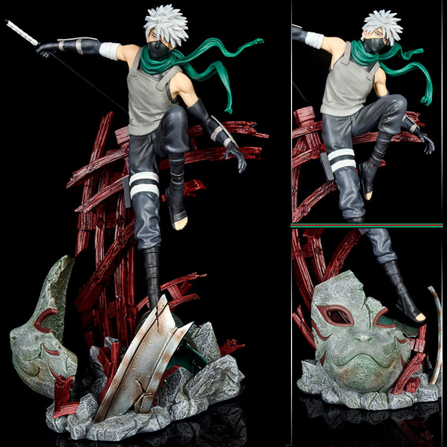 gk火影动漫 幕后暗部篇共鸣卡卡西 暗部卡卡西2代 手办雕像模型