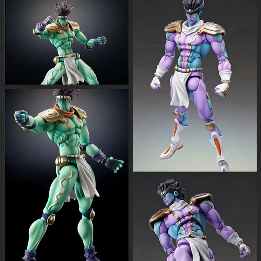 JOJO的奇妙冒险 白金之星 空条承太郎替身 超像可动模型 盒装手办