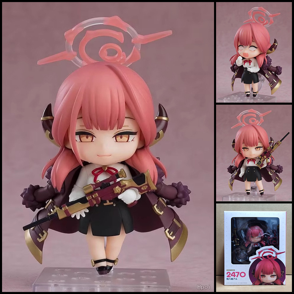 可动 粘土人q版 2470#陆八魔爱露 -蔚蓝档案手办摆件公仔盒装