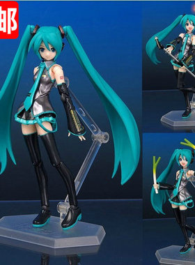 手办未来 figma014可动Q版熊音换脸粘土公仔人偶摆件