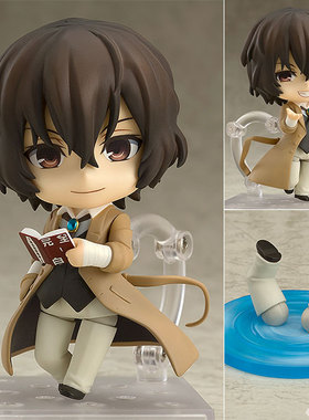 粘土人 文豪野犬 太宰治657#中原中也676Q版可换脸公仔手办模型