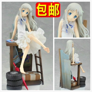 未闻花名 那朵花 本间芽衣子 面码 坐姿 动漫手办模型 公仔摆件