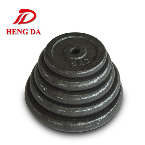 恒达纯铁喷漆家用健身器材哑铃片