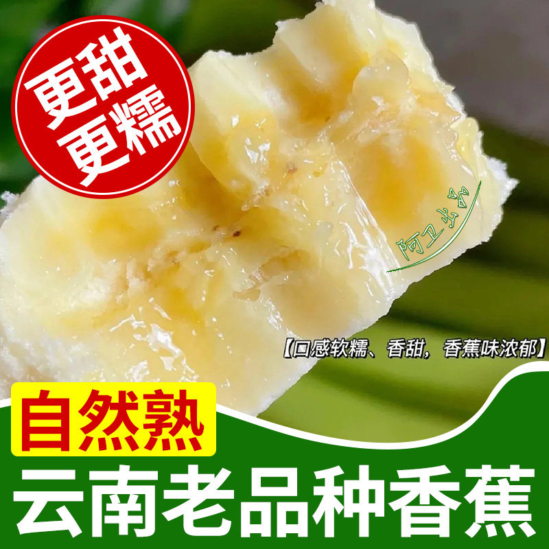 云南高山绿皮大香蕉天宝自然熟香甜现摘无催熟药当季新鲜孕妇水果,水产肉类/新鲜蔬果/熟食,香蕉,淘宝优惠券,粉丝福利购,淘宝优惠卷