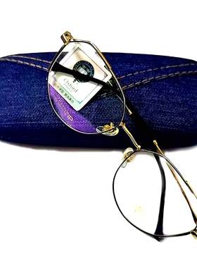 牛津大学眼镜架 牛津大学眼镜时尚镜框 22054 黑金全框近视眼镜框