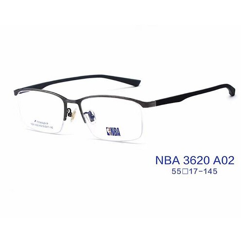 NBA近视眼镜框半框纯钛超轻镜架