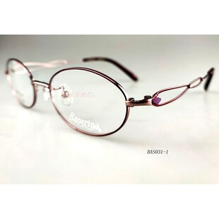BAS031 芭蕾眼镜架 超轻女款 纯钛 近视眼镜框全框 镜架B钛眼镜框