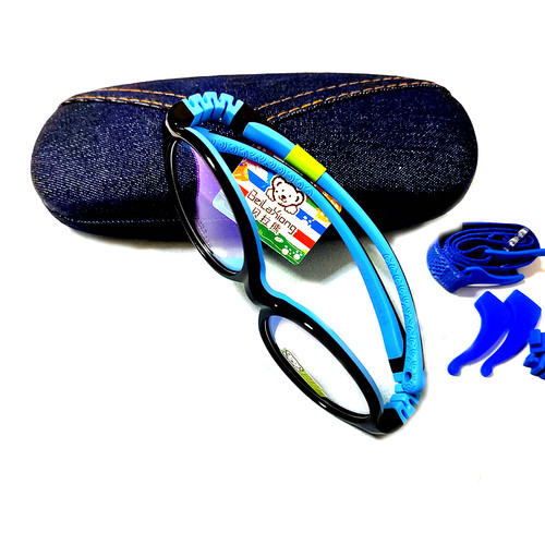 贝拉熊儿童镜全框硅胶近视儿童镜